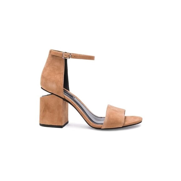 Alexander Wang Abby Suede Heels Clay Womens US 8 - Picture 1 of 15